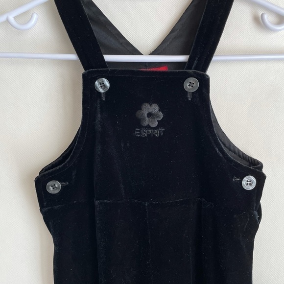 ESPRIT Toddler Jumpsuit Vintage 90s 18M Velour - Picture 2 of 4